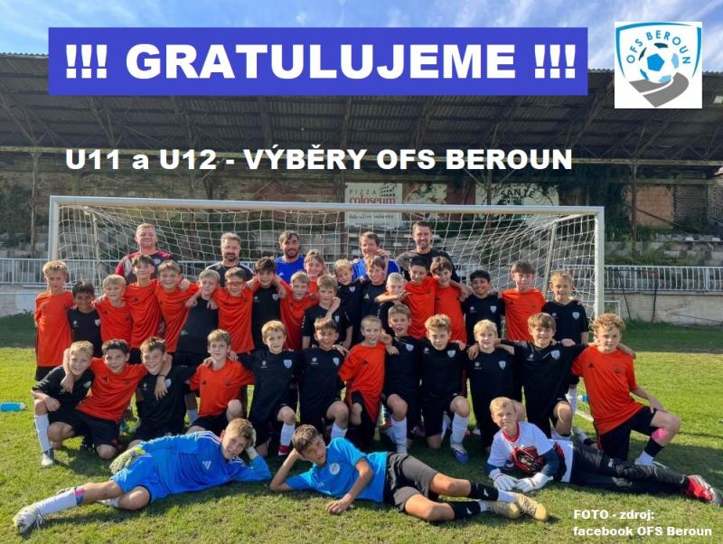 OFS Beroun - v&yacute;běry U11 a U12